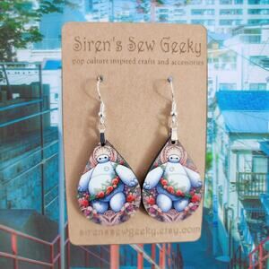 Baymax Earrings Disney handmade Big Hero 6 six